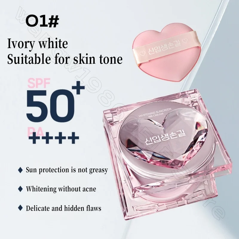 Air Cushion BB Cream Effectively Brightens The Skin Tone and Covers The Blemishes Without Taking Off Makeup and Sunscreen Makeup
