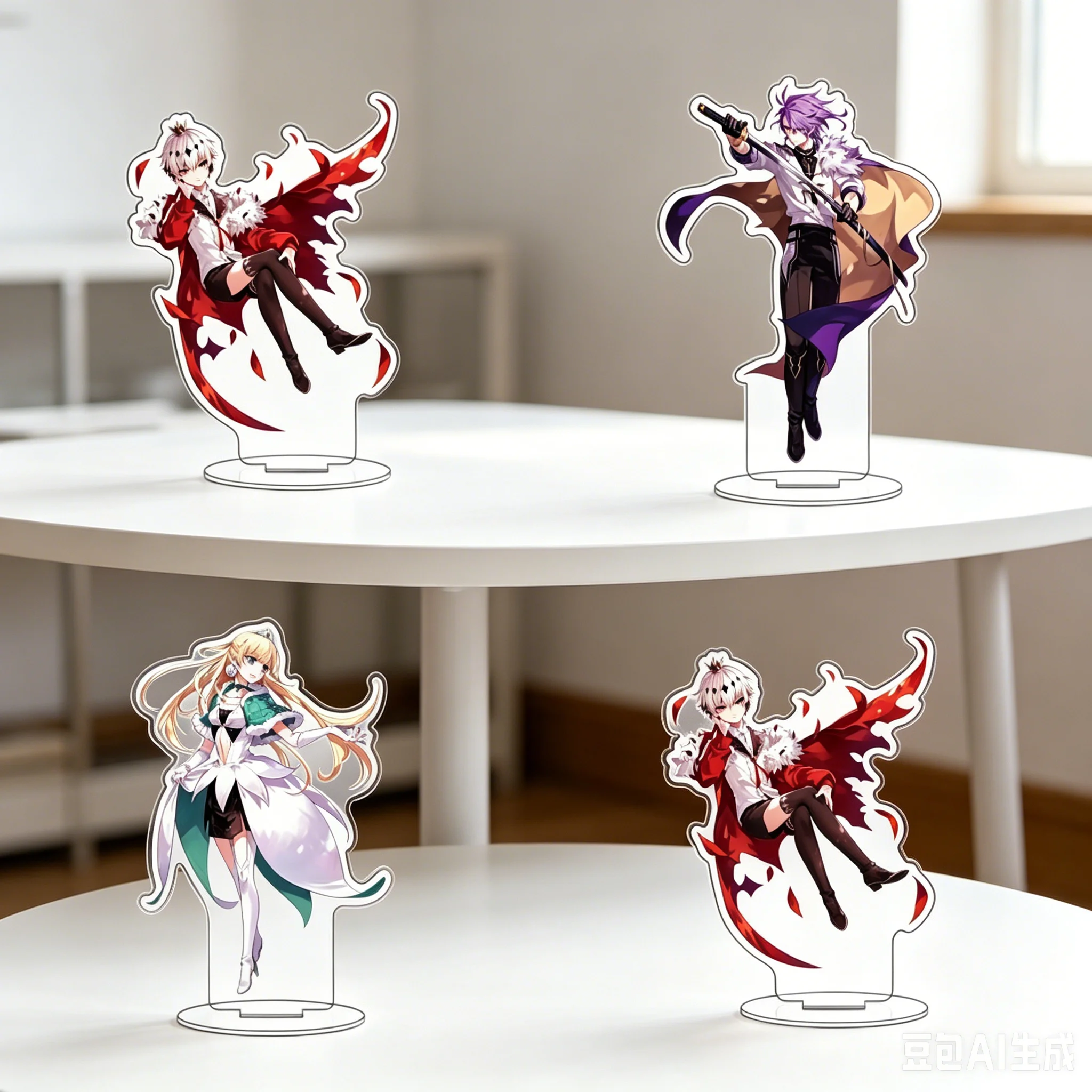 Modèle de figurine en acrylique Anime de 15 cm, Dream Meister et la Fée Noire Récupérée, Décoration de bibliothèque, Produits adorables, style porte-clés