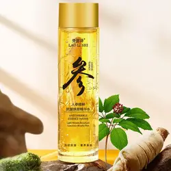 Gold Ginseng Face Essence Polypeptide Lightning Moisturizing Smoothing Facial Serum For Skin Care Ginseng Toner 30ml/120ml