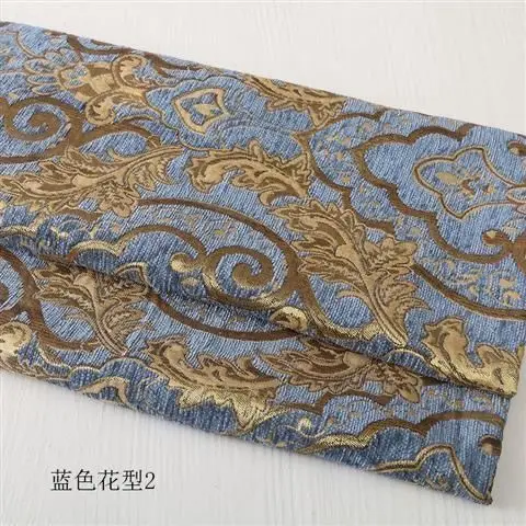 Hoge kwaliteit jacquard chenille stof bankhoes per meter voor gordijnen bekleding naaien bloemenpatroon verdikte doek zacht - afbeelding 1