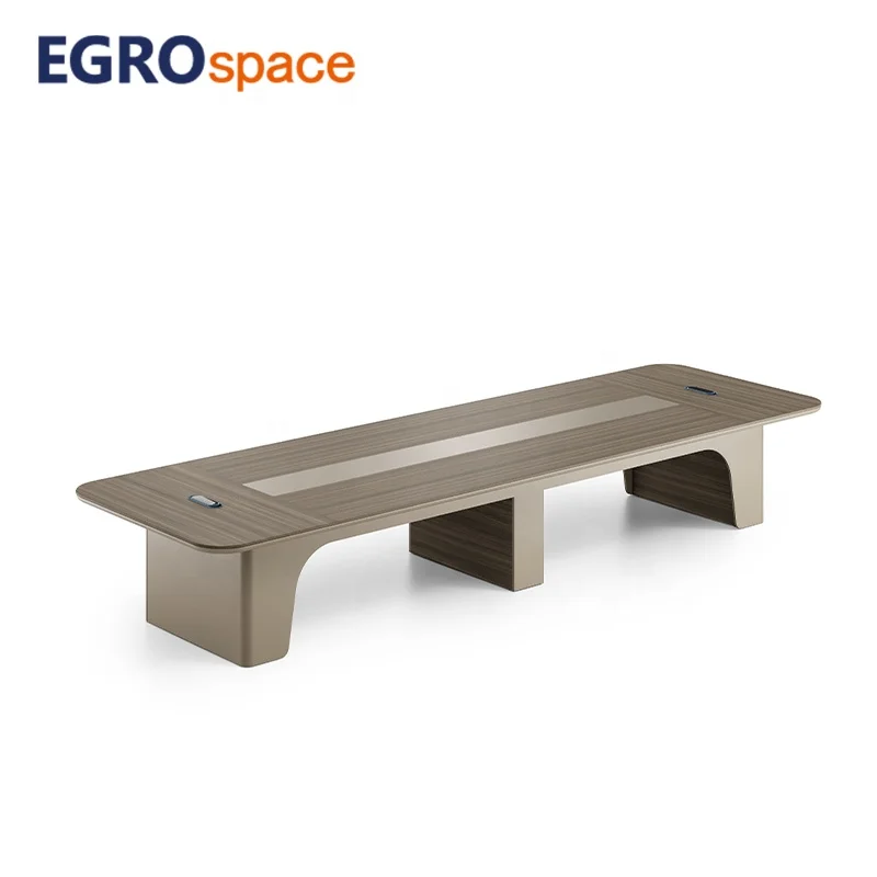 

Project Cases Desk Meeting Conference Modern Curved Design Furniture Luxury Office Table