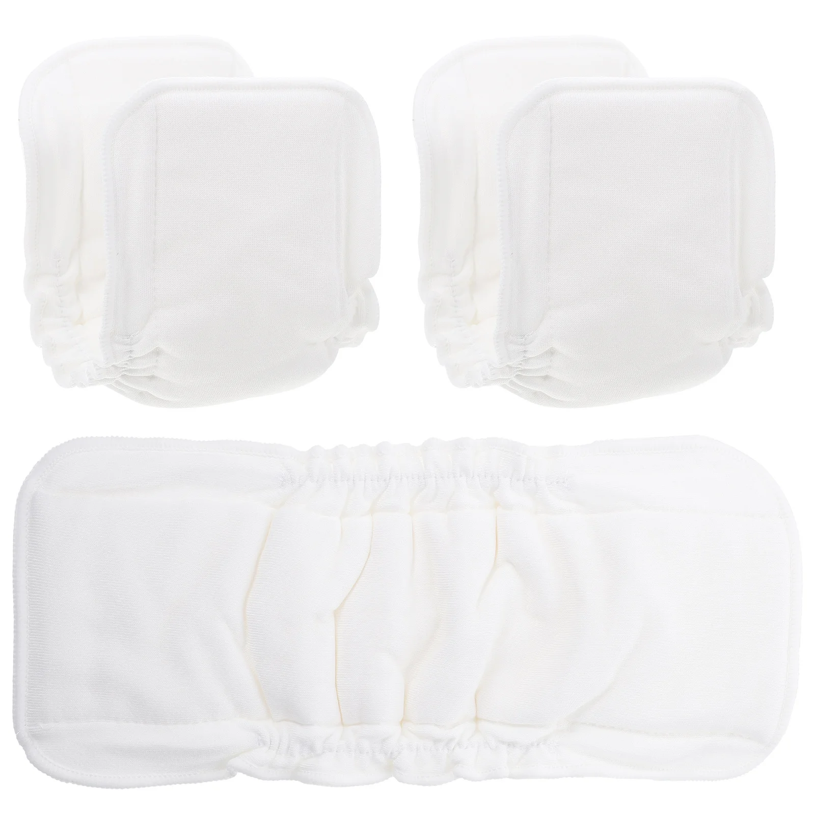 

3Pcs Bamboo Cotton Reusable Baby Diapers Washable Soft Breathable Infant Diaper Inserts Leakproof Baby Supplies