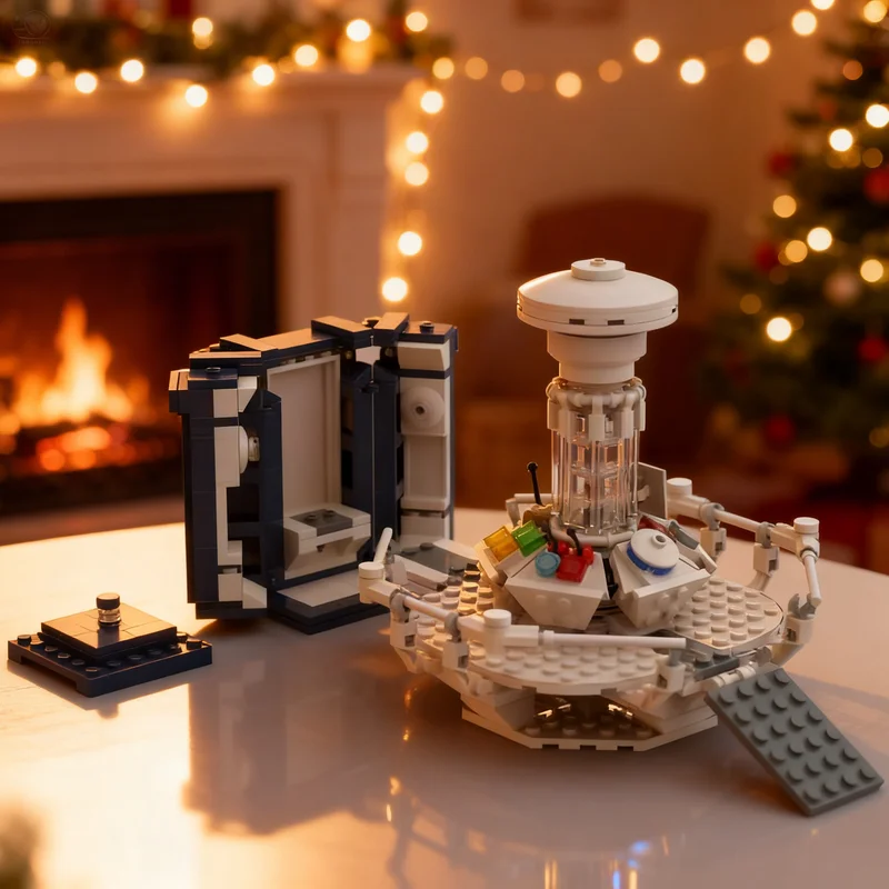 

495 деталей MOC TARDIS Ideas CUUSOO: Набор строительных блоков для сборки, креативный подарок, декор для демонстрации, премиум-класс, для взрослых и детей, для дома и офиса