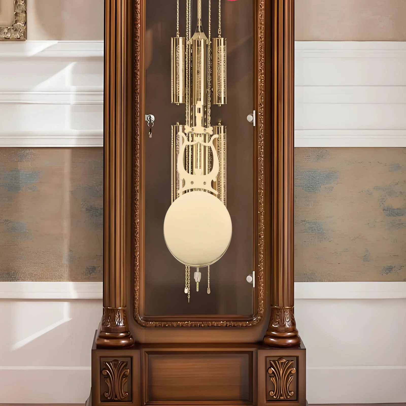 

Wall Clock Pendulum Replacement Metal DIY Part Aluminum Mechanical Clock Accessory Home Repair Decorative Function