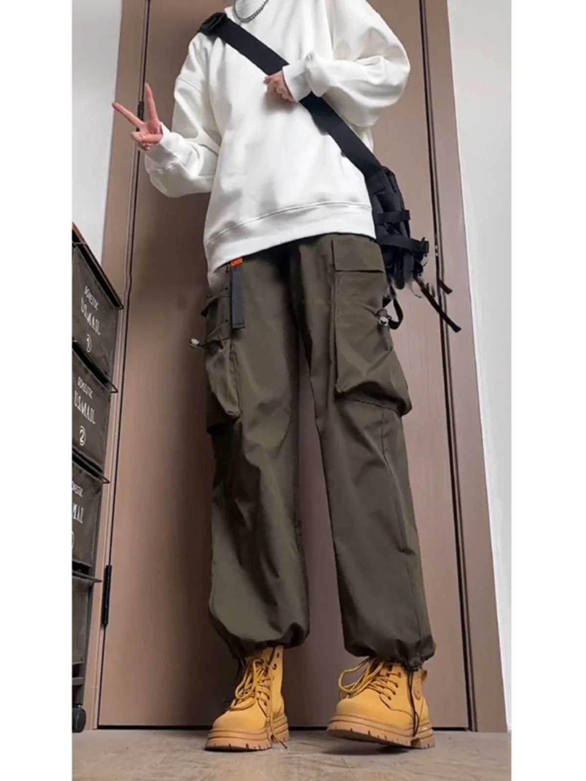 

Американские военные рабочие брюки, модные мужские брюки, подходящие к ботинкам, летние функциональные повседневные брюки.