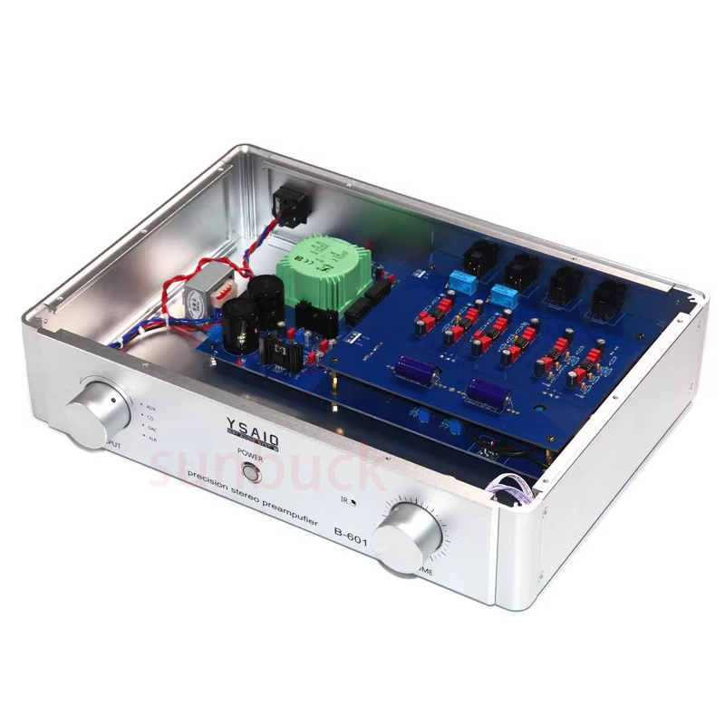 

Предусилитель Sunbuck B601 с полной балансной схемотехникой, Hi-Fi, 60Вт+60Вт, 2.0 канала, на базе MB6010, с пультом ДУ, аудио-предусилитель