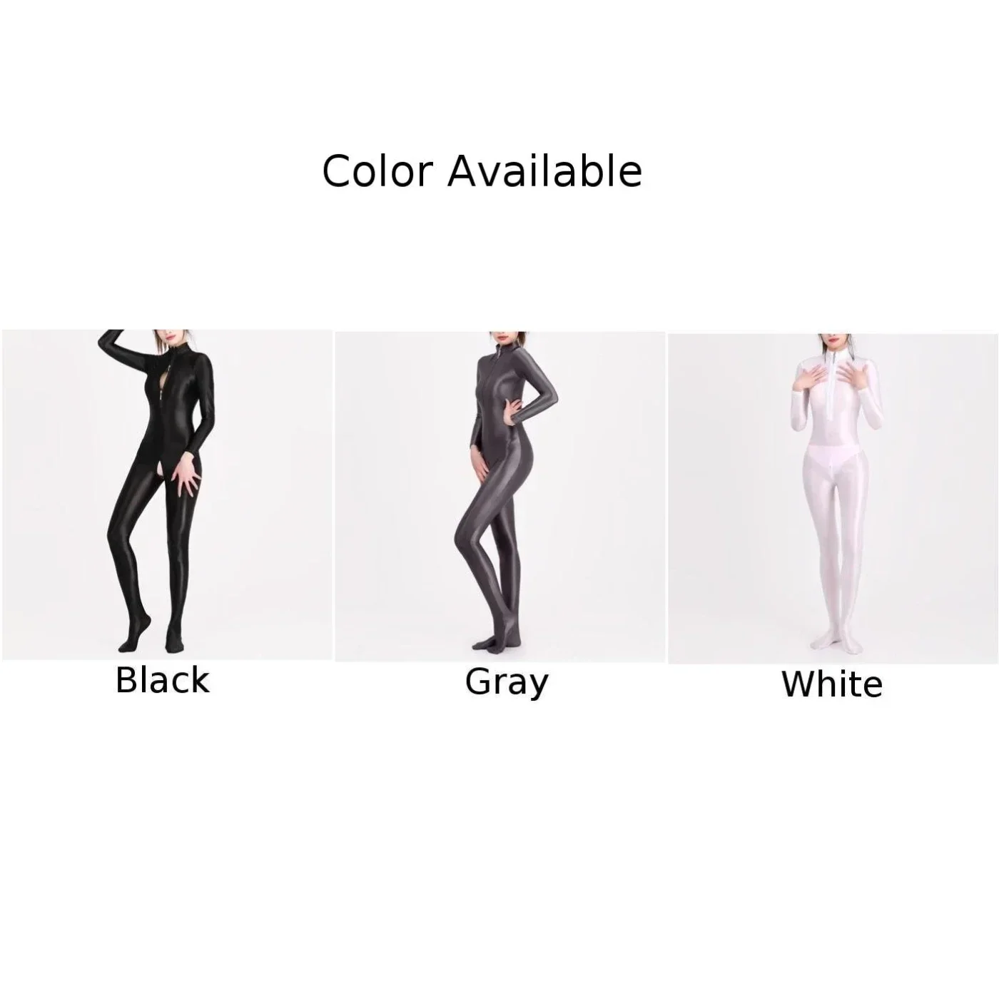 Pakaian wanita lengan panjang elastis, pakaian Bodysuit wanita, lengan panjang, elastis, ketat seluruh tubuh, tanpa tali