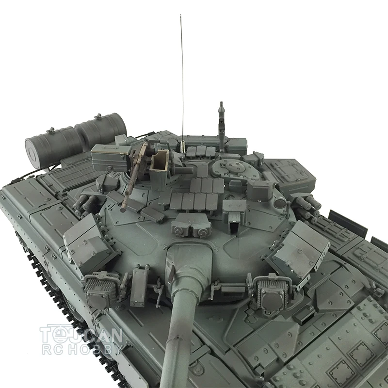 2.4G Henglong 1/16 Green 7.0 Upgraded Ver Metal Ver Russia T90 RC Tank 3938 Metal Tracks Idlers BBs Airsoft