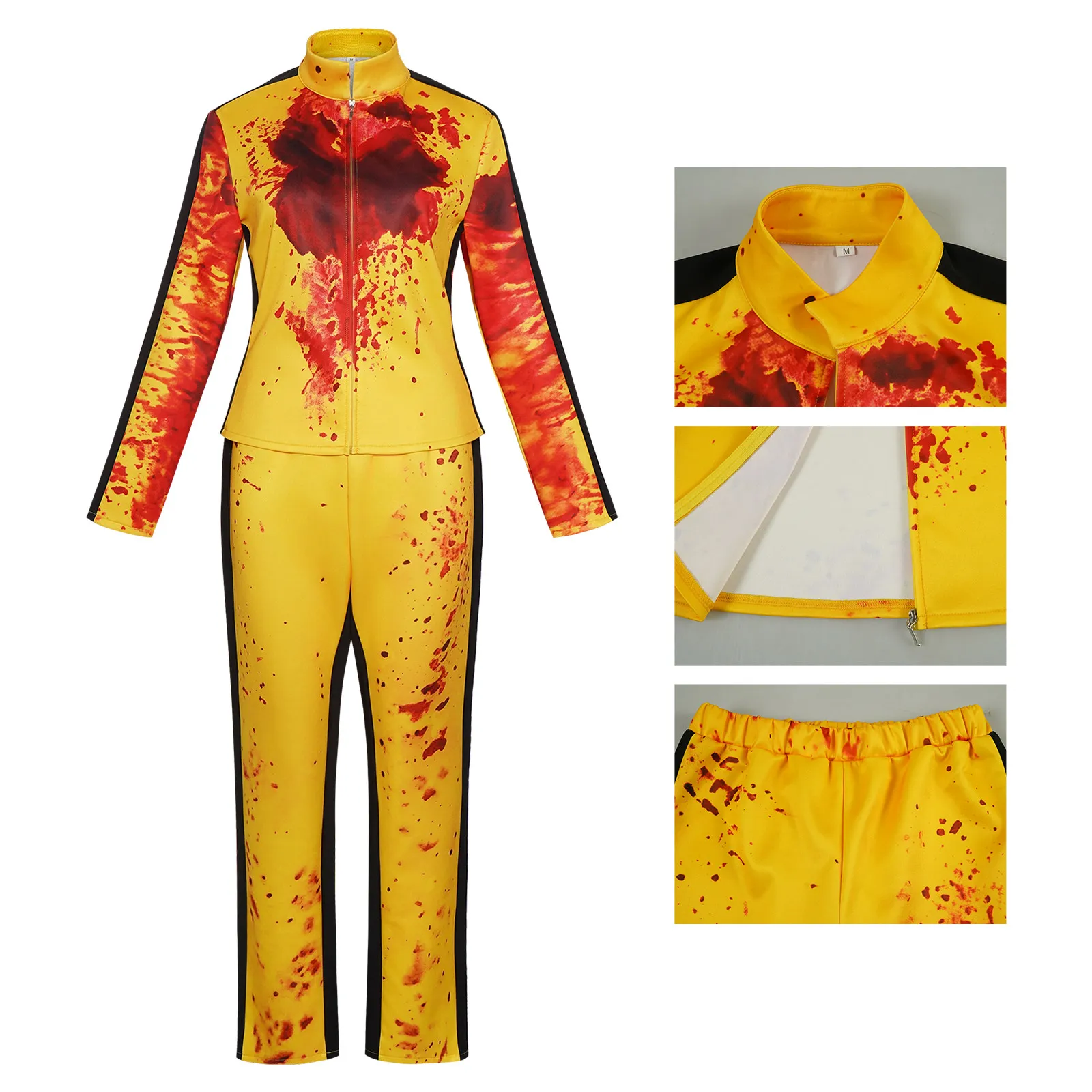 Kill Bill Cosplay Costume Suit Handsome Uniform Halloween Carnival Suit Fancy Outfits