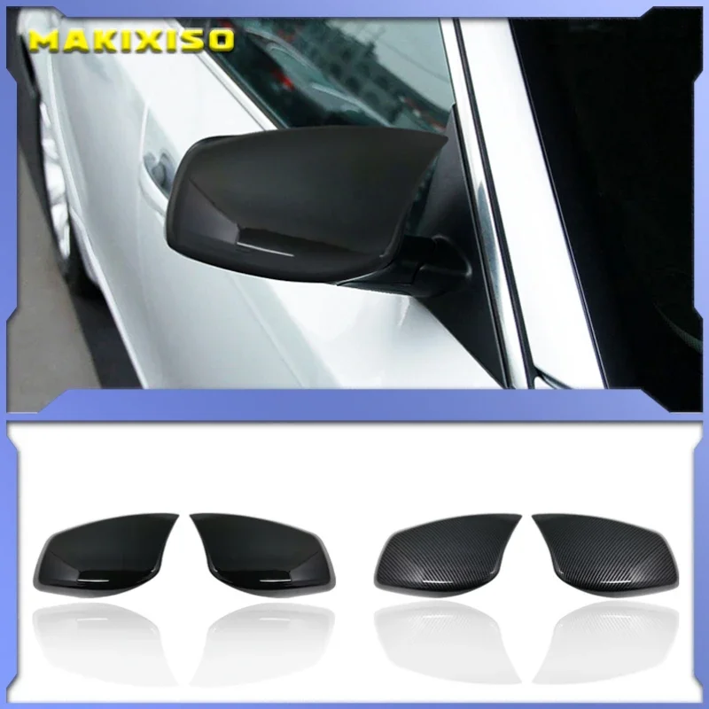 

Rearview Mirror Cover Cap Carbon Fiber / Black for BMW 5 Series E60 E61 E63 E64 2004-2008 520i 525i 528i 528xi 530i