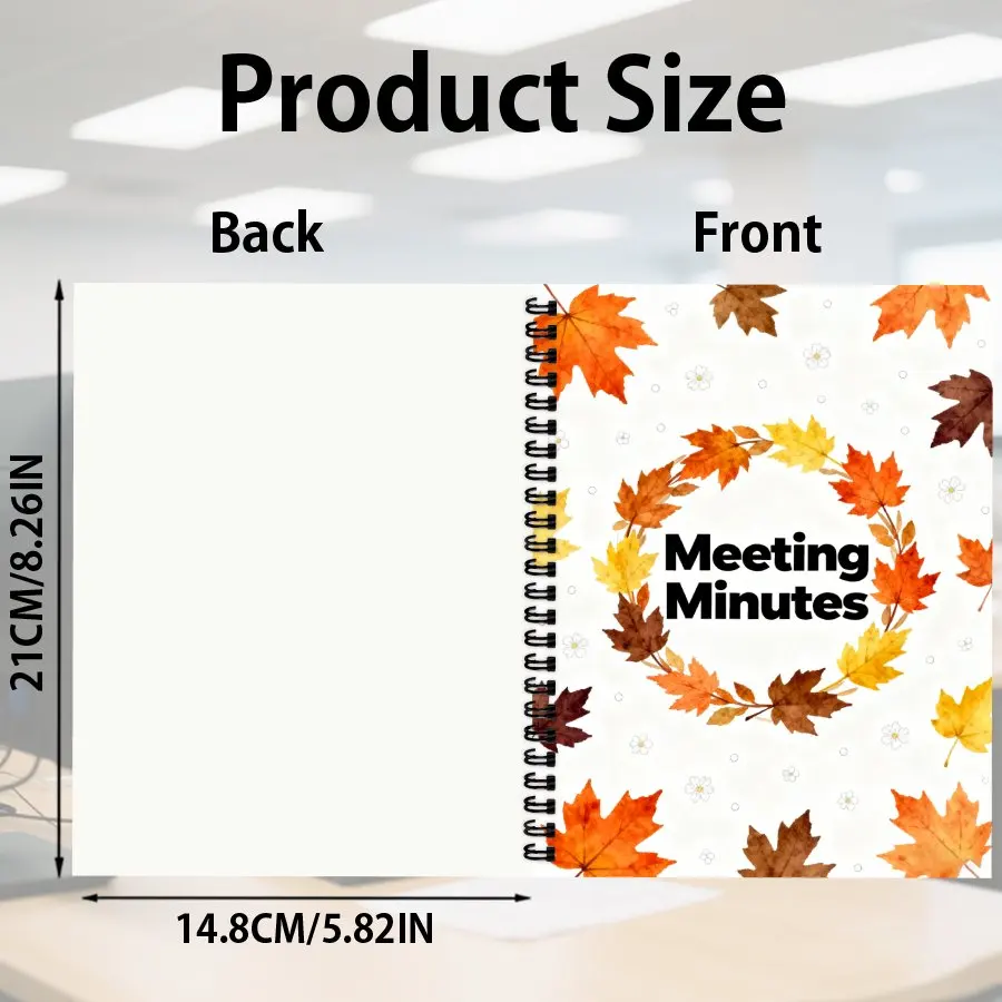 A5  Meeting Notebook for Work,Meeting  Note Taking Professional Notebook Planner for Office Business Meeting Agenda Book Project