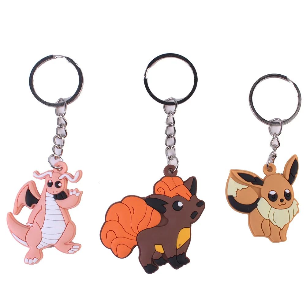 Pokémon Anime Themed Pikachu Keychains, Cartoon Characters, Toys, Models, Backpack Keychains, Christmas Gifts, Birthday Gifts