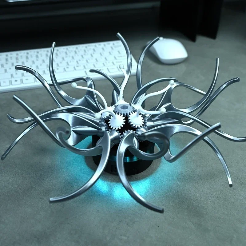 Gallery Modern Aesthetics Visual Art Flower RGB Light Strip Table Wall Hanging Mechanical Eternal Flower