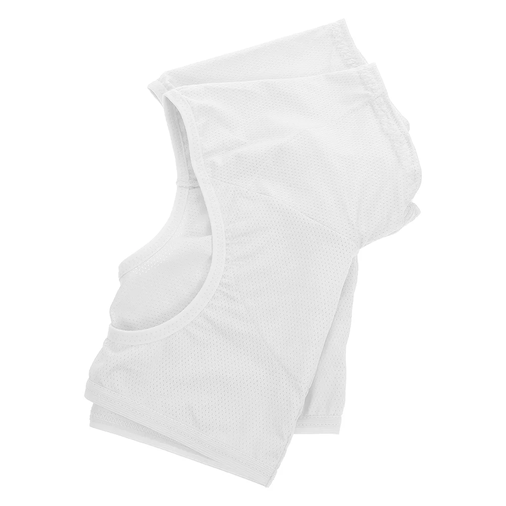 Lavável algodão underarm suor colete para as mulheres, almofadas reutilizáveis, suor-absorvente, prova undershirts, blusas