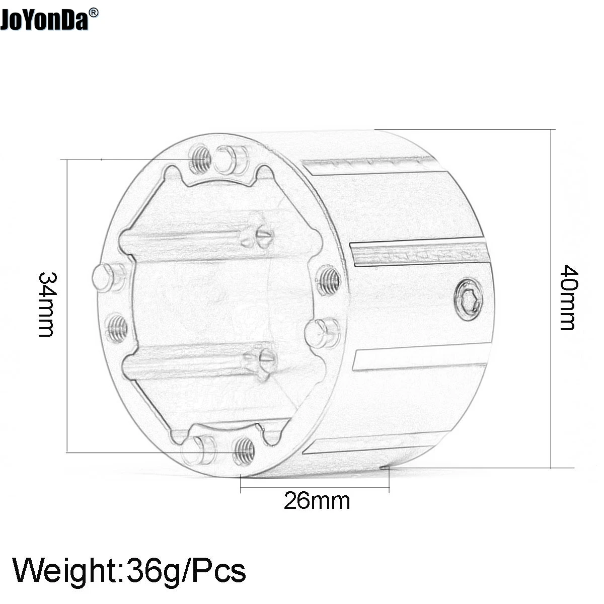 #ARA310915 Aluminum Front / Rear Differential Case #ARA310936 Gasket for RC 1/5 ARRMA KRATON ARA5208 ARA110002T1 OUTCAST ARA5210