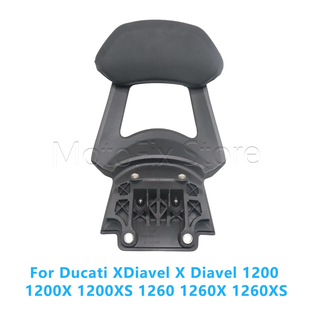 Motorcycle Rear Passenger Seat Backrest Frame Back Rest Cushion For Ducati XDiavel X Diavel 1200 1200X 1200XS 1260 1260X 1260XS