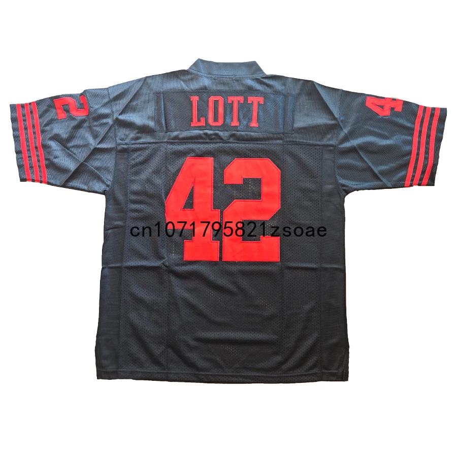 جو مونتانا جيرسي 16 سان فرانسيسكو ريترو لكرة القدم الفانيلة 8 ستيف يونغ جيرسي 42 روني لوت جيرسي جميع مخيط الولايات المتحدة رجل الحجم