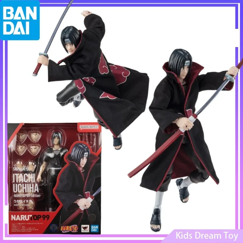 

Bandai в наличии Original S.H. Фигуртс Итачи Учиха-NARUTOP99 Edition-Аниме фигурки героев, коллекционные игрушки, подарки для детей