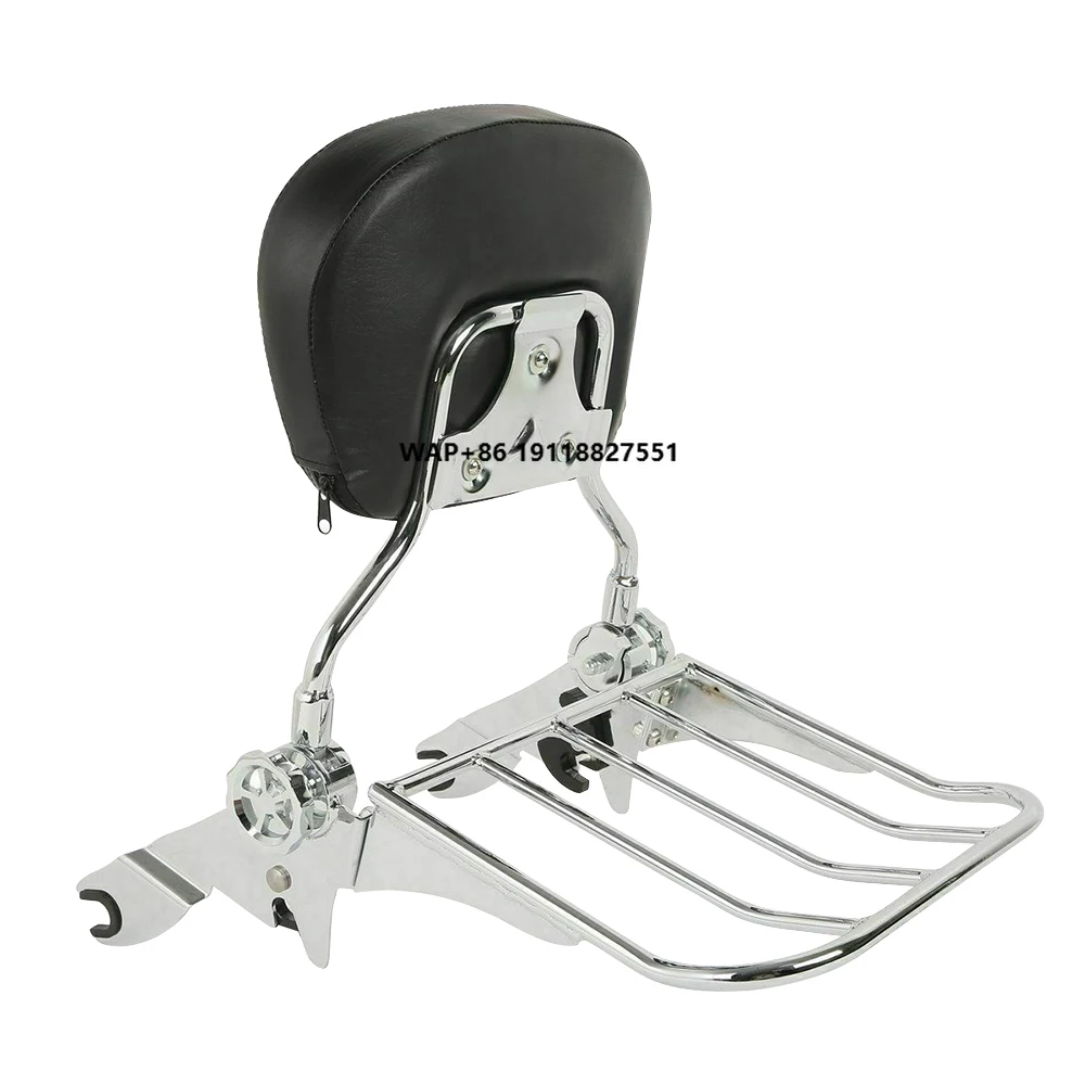 

Luggage Rack Backrest Sissy Bar for Road King Street Glide Touring 09-2019