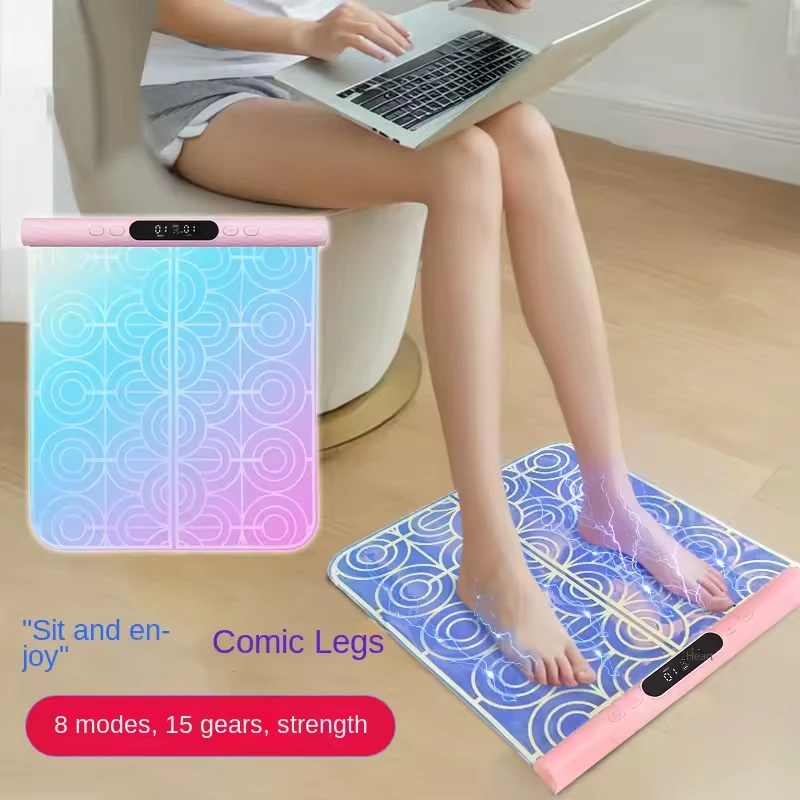 

Ems массажер для ног, микротоковые точки, массаж акупунктурных точек ног для стимуляции мышц, улучшение кровообращения, облегчение усталости