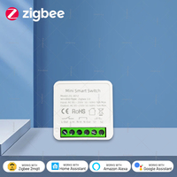 Mini ZigBee 3.0 Smart Switch Module 16A 2 Way Control Smart Home DIY Light Breaker Works With Zigbee 2mqtt Home Assistant