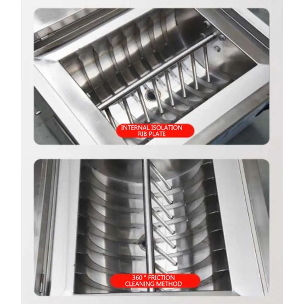 Lavadora de palos para parrilla de bambú completamente automática, lavadora de palos para barbacoa, lavadora de parrilla comercial de acero inoxidable