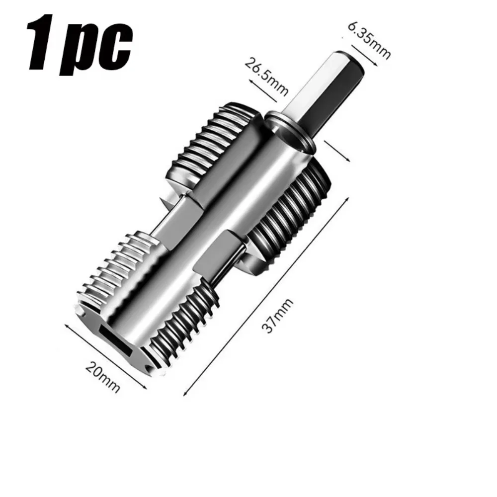 Regali Aggiornamento Apri foro interno per tubo dell'acqua Apri filettatura universale per tubo dell'acqua a 4 punti a 6 punti Punte da trapano per filettatura interna manuale