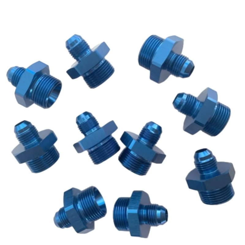 Кронштейны и детали из синего анодированного алюминия с ЧПУ