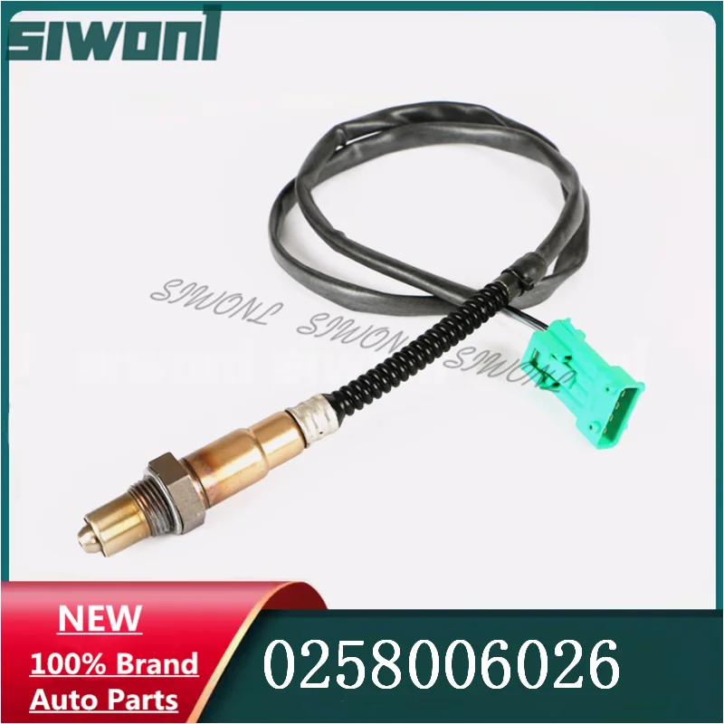 Auto Parts Oxygen Sensor For Citroen Berlingo C3 C4 Xsara Fiat Peugeot 206 306 307 406 407 607 806 0258006026 1628EC 1628HQ