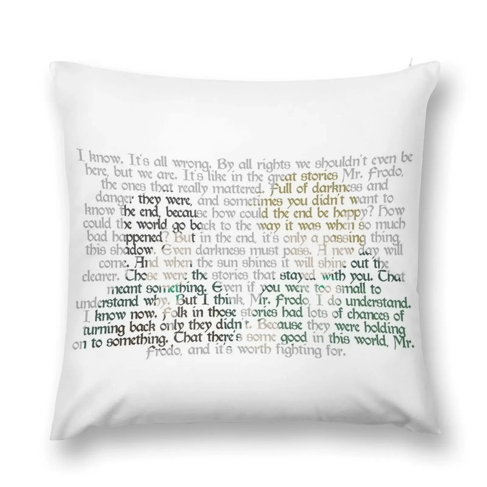 

Darkness must Pass Throw Pillow Pillow Cases Pillowcases Cushion Covers Sofa pillow