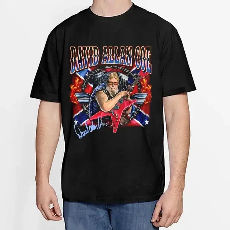 David Allan Coe Signature For Fans All Size T Shirt