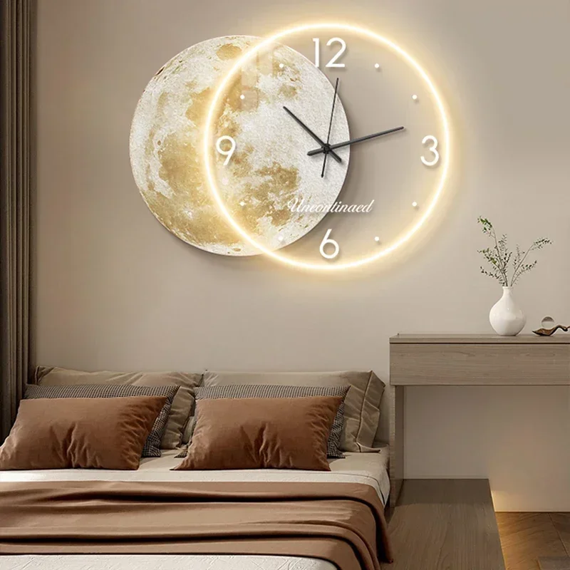 Korean Luxury Wall Clocks Living Room Design Creative Nordic Fashion Simple Wall Watch Restaurant Reloj De Pared Home Decor