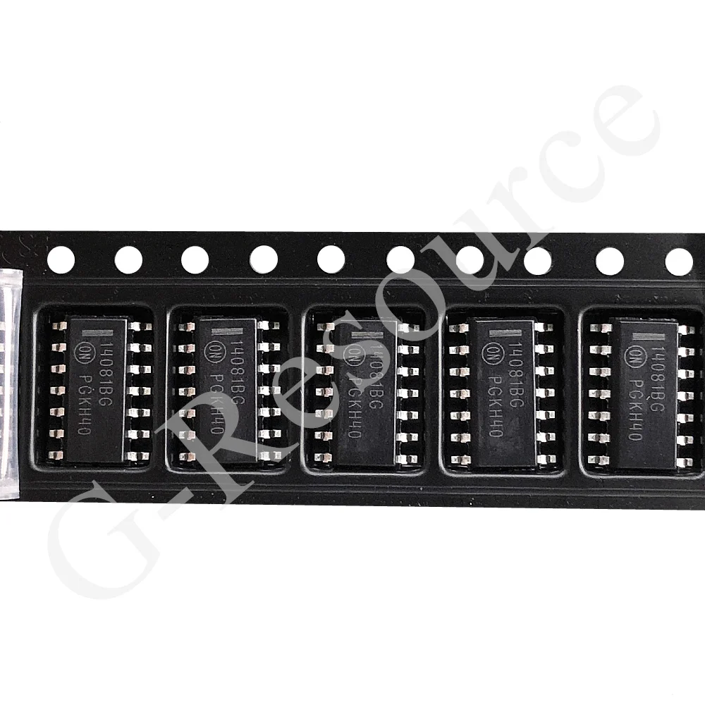(10pcs) MC14081BDR2G (Marking 14081BG) SOP-14 four-way 2-input and gate surface mount logic chip