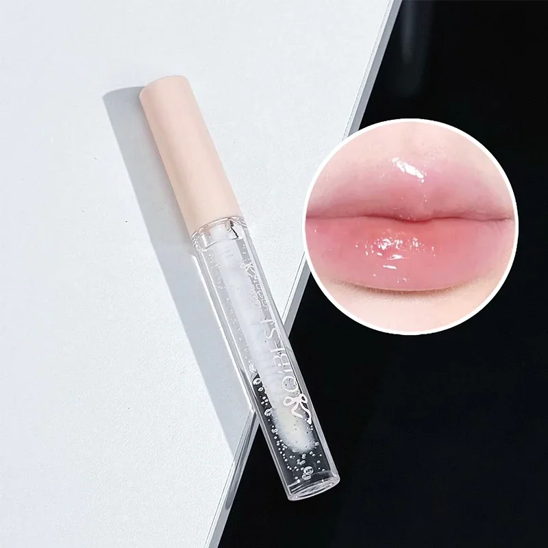 QIBEST 7 pezzi/scatola set di trucco multiuso 4 pezzi rossetto liquido, 1 crema per labbra, 1 olio per labbra, 1 tavolozza di fard per il viso e cosmetici per collana