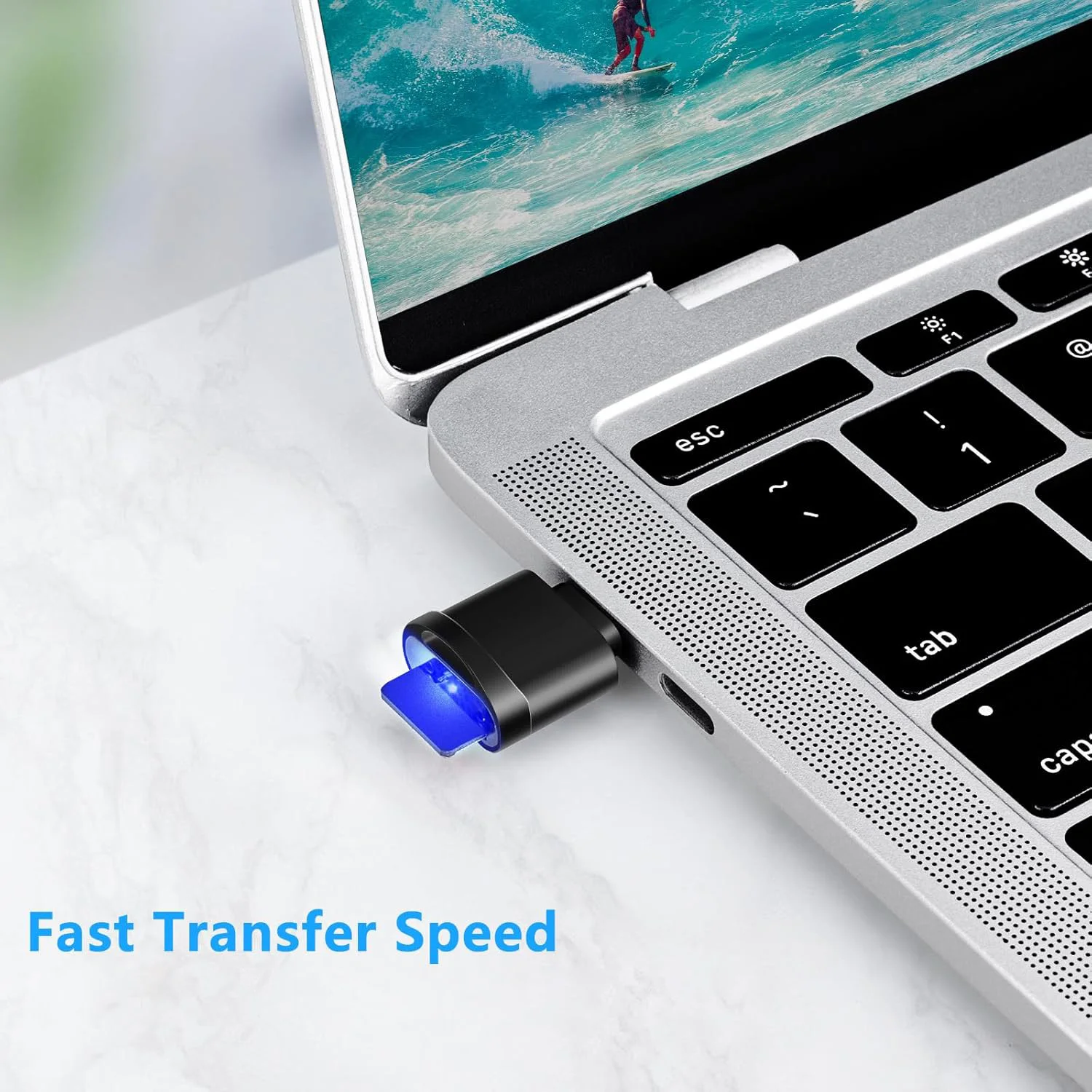 TF カードリーダー、USB C - SD カードリーダー、USB C カードリーダー、iPhone 15 MacBook ラップトップ用 Type C TF メモリカードリーダーなど