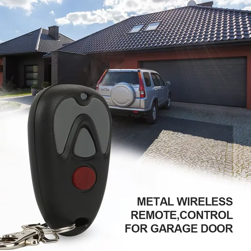 Abridor de porta de garagem universal, 4 canais, duplicador de controle remoto, clone para gadgets, porta de garagem de carro, 433mhz, código fixo, chave fob