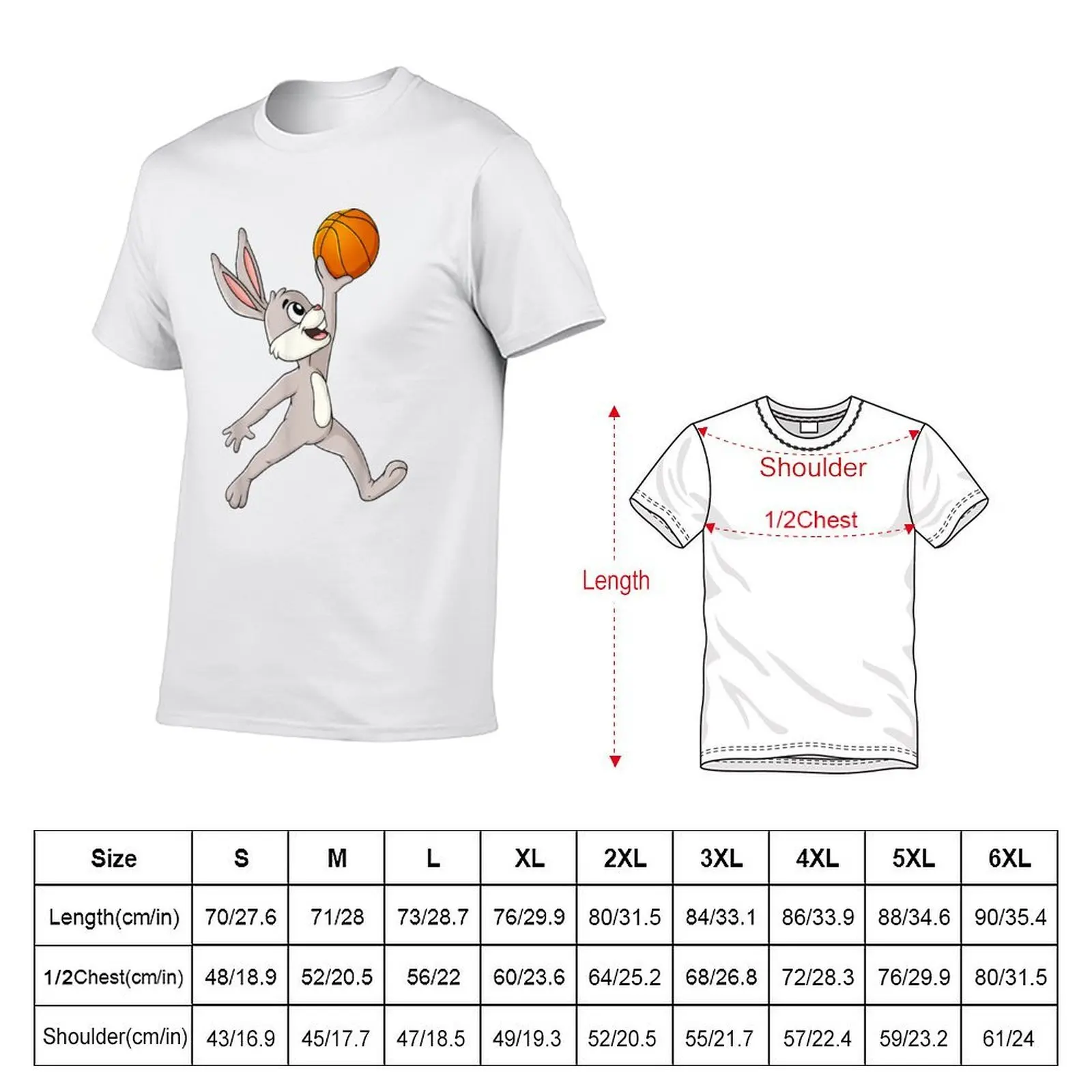 Easter Day Rabbit A Dunking Basketball Funny Boys Girls Kids T-Shirt Daily Casual Short Sleeve Tee Shirt
