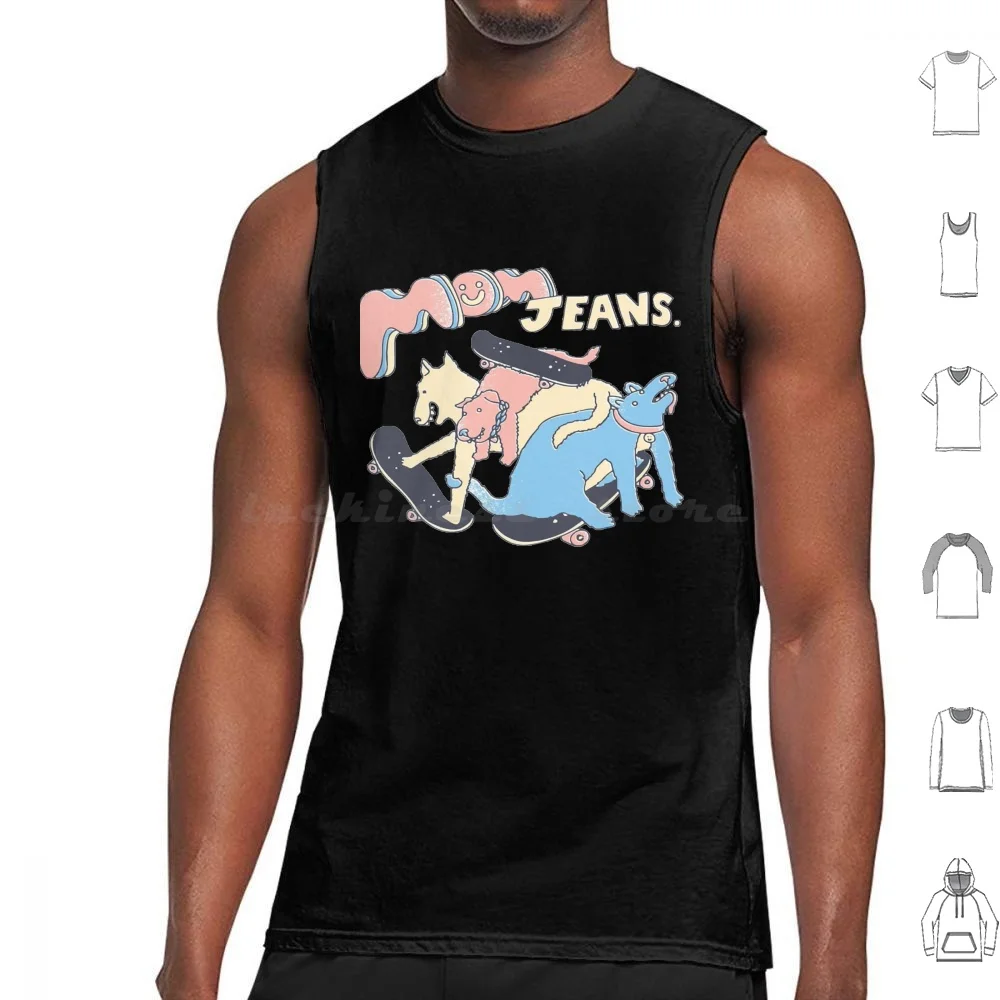 Mom Jeans Band-Puppy Love Mom Jeans , Mom Jeans Band , Mom , Jeans , Mum Jeans , Band , Indie , Tank Tops Vest Sleeveless Mom