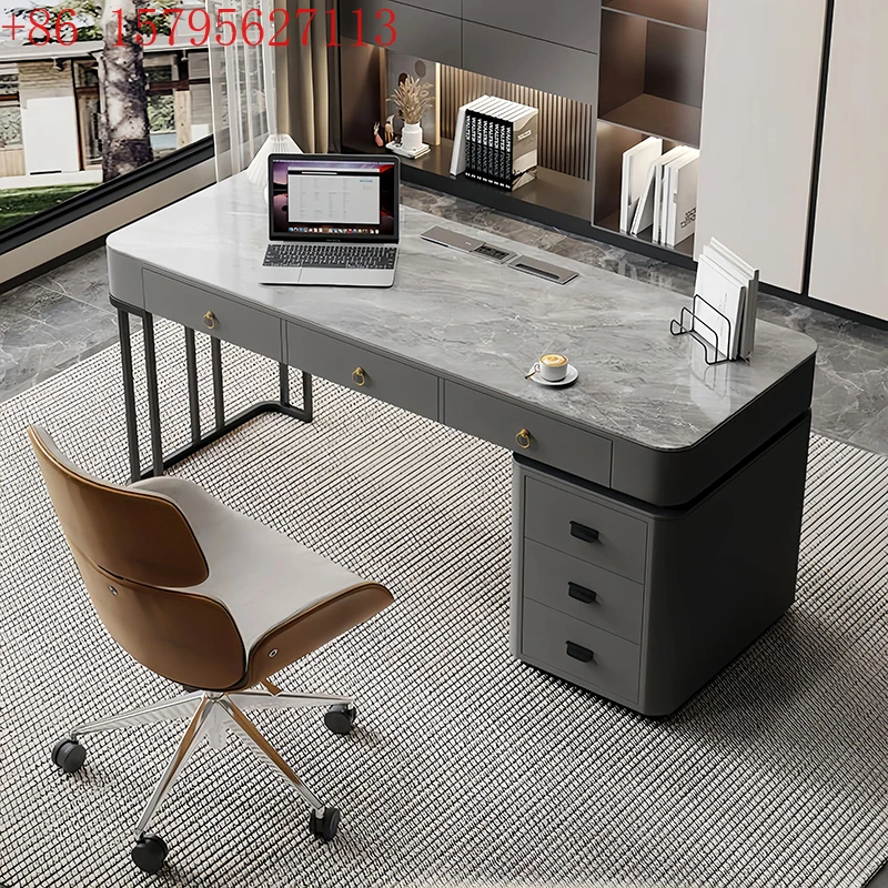 Luxury Modern Computer Desks Rectangular Storage Bedroom Study Gaming Desk Organizer Executive Mesa Ordenador Office Furniture