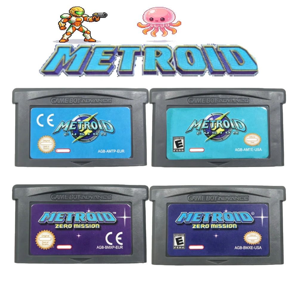 Retro Gaming Videos - Cartucho de juego Metroid Zero Mission