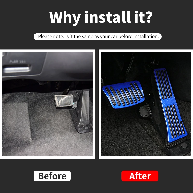 For Hyundai Tucson NX4 2021-2024 Car Accelerator Brake Rest Pedal Protective Cover Anti Skid Foot Trim Pad Upgrade Decoration