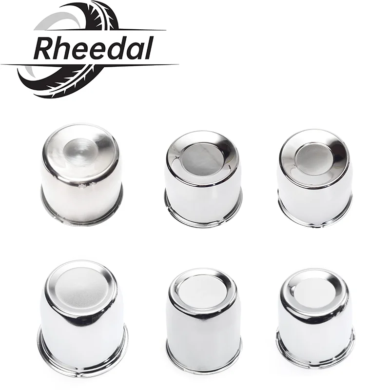 

Rheedal 4PCS 77mm/3.03" 108mm/4.25" 83mm/3.27" 130mm/5.15" Hub Push Through Center Caps Trailer Center Caps for Rims Truck Auto