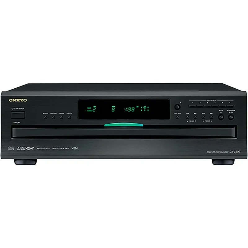 DXC390 6디스크 CD 체인저, 블랙