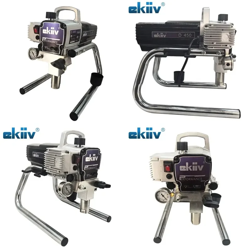 EKIIV Hot Selling Electric Paint Sprayer Equipment Building Wall Commercial Airless Paint Sprayer Brushed Motor with CE