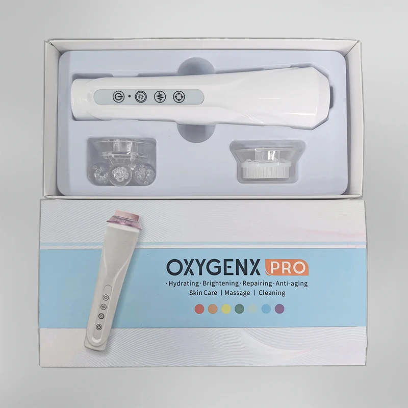 Mini Handheld Zuurstof Bubble Pen Facial Roller Pen Huidverzorging Massage Tool voor Gezicht Donkere Kringen Vermindering En Huid Oxygenatie