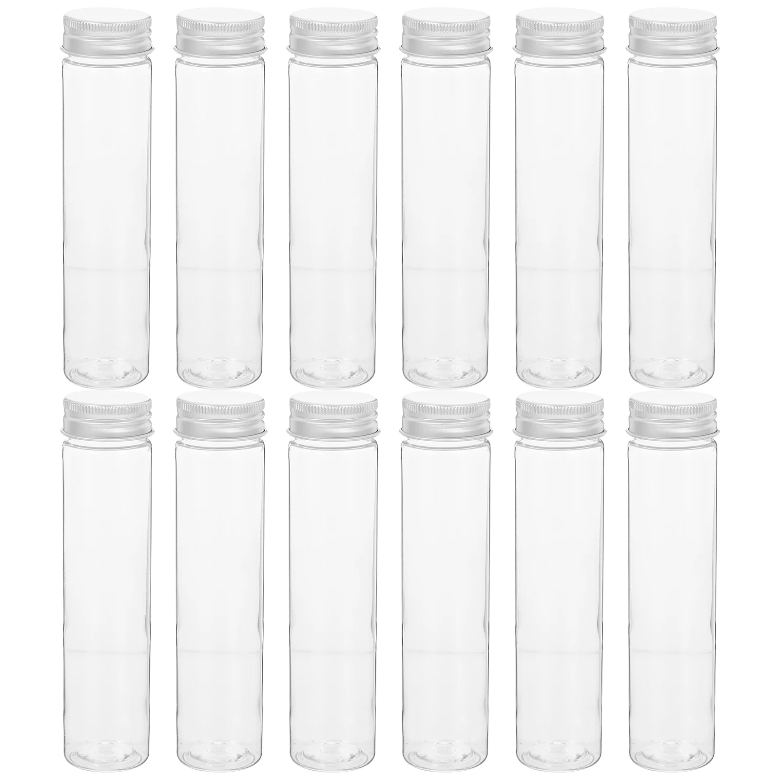 

Test Tube with Screw Cap Small Vials Caps Bottle Little Testing Tubes Tiny Bottles Plastic Lids Clear