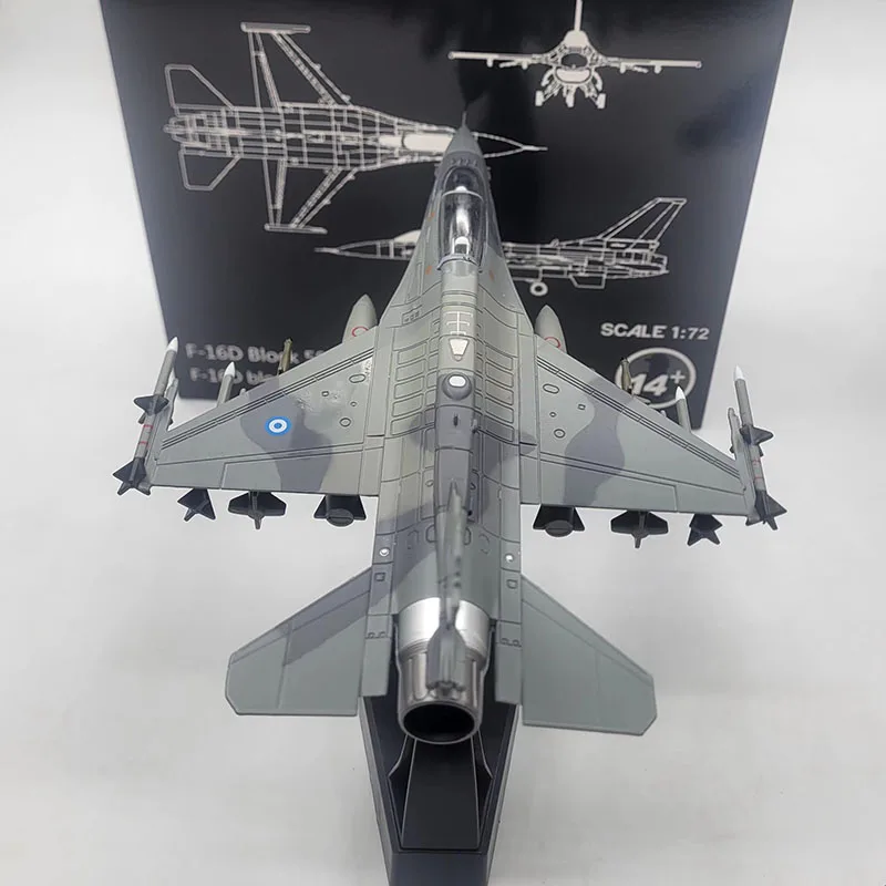 Diecast Metal Alloy For F-16D Airplane Model F16 Greek Air Force Model 1/72 Scale Aircraft Fighter Model Toy For Collections