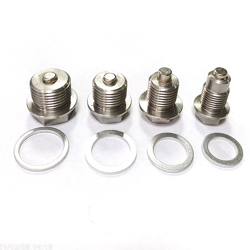 M12 M14 M16 M18 M20 Stainless Steel Engine Magnetic Oil Drain Plug with Neodymium Magnet