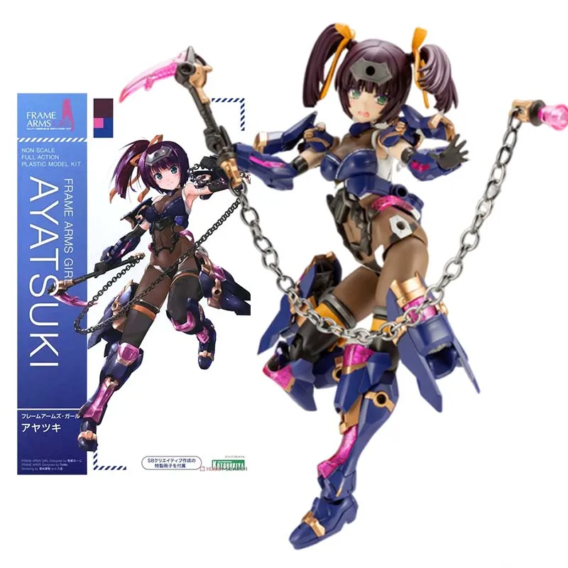 Kotobukiya Frame Armen Meisje Model Kit Ayatsuki Anime Figuur Building Kit Mobile Suit Girl Actiefiguren Speelgoed Voor Jongens Gift
