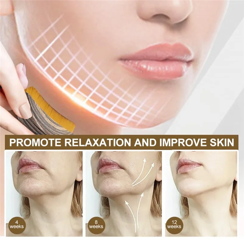 

T99C-Сухая кисть для лица, инструмент для лимфодренажного контура, массажер для дренажа лица и скульптурирования линий челюсти